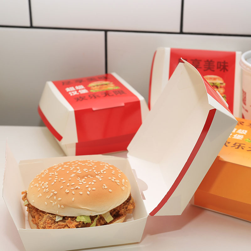 Hamburgeri paberist konteinerid